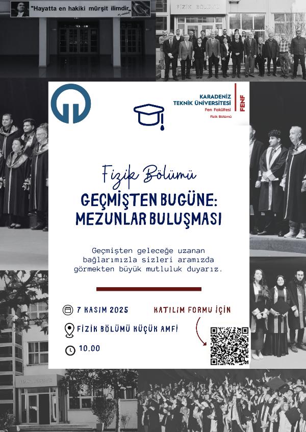 Karadeniz Teknik Üniversitesi Fizik Bölümü Mezunlar Buluşması