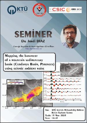 Mapping the Basement of a Mountain Sedimentary Basin (Cerdenya B., Pyrenees) Using Seismic Ambient Noise 