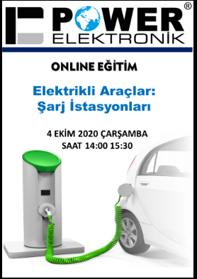 ONLINE EĞİTİM: Elektrikli Araç Şarj İstasyonları