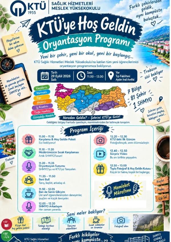2026-2027 Eğitim-Öğretim Yılı Oryantasyon Programı