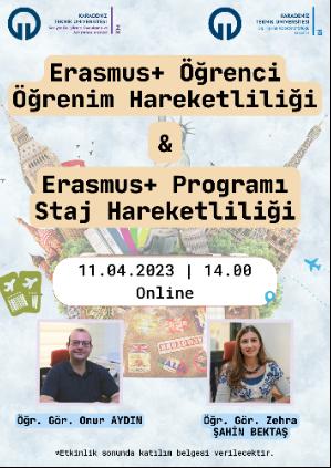 Erasmus+ Öğrenci Öğrenim Hareketliliği & Staj Hareketliliği