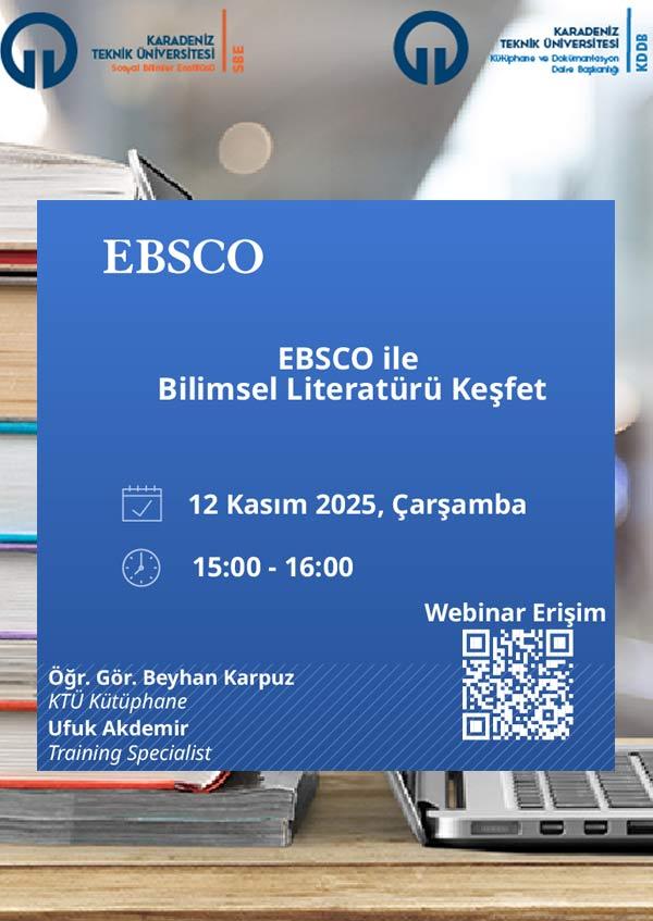 EBSCO ile Bilimsel Literatürü Keşfet 
