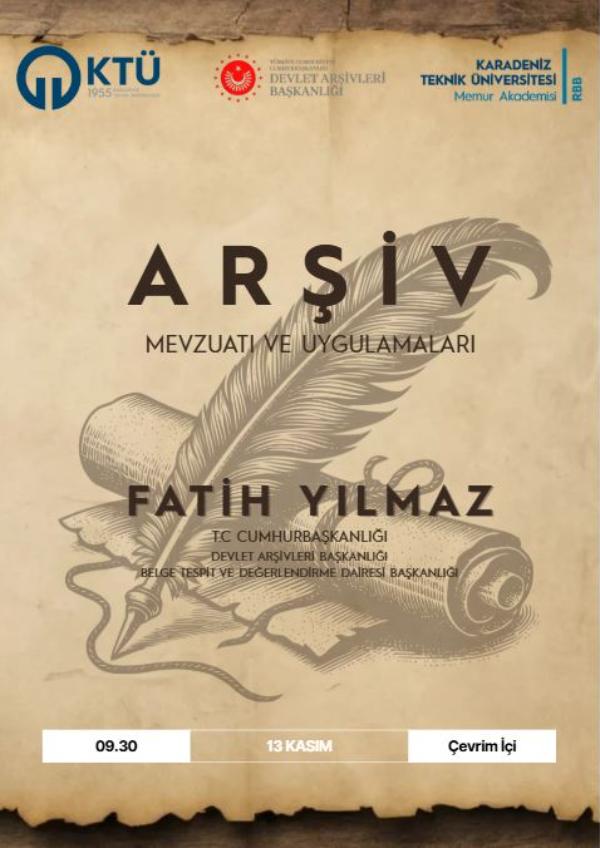 Arşiv Mevzuatı ve Uygulamaları