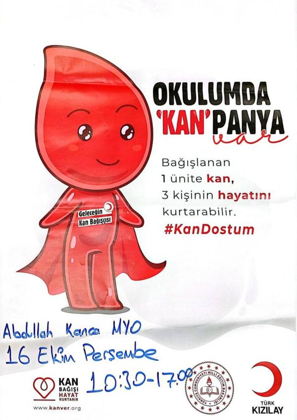 Kızılay Kan Bağışı Etkinliği