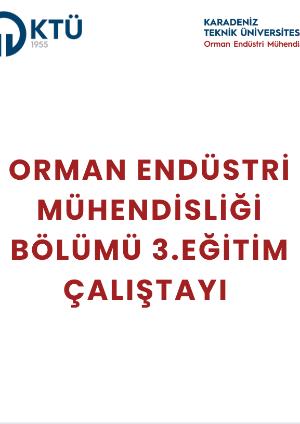 Orman Endüstri Mühendisliği Bölümü 3.Eğitim Çalıştayı