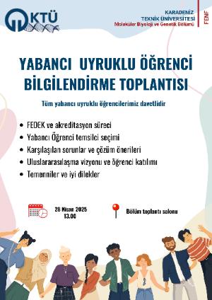 Yabancı Uyruklu Öğrenci Bilgilendirme Toplantısı
