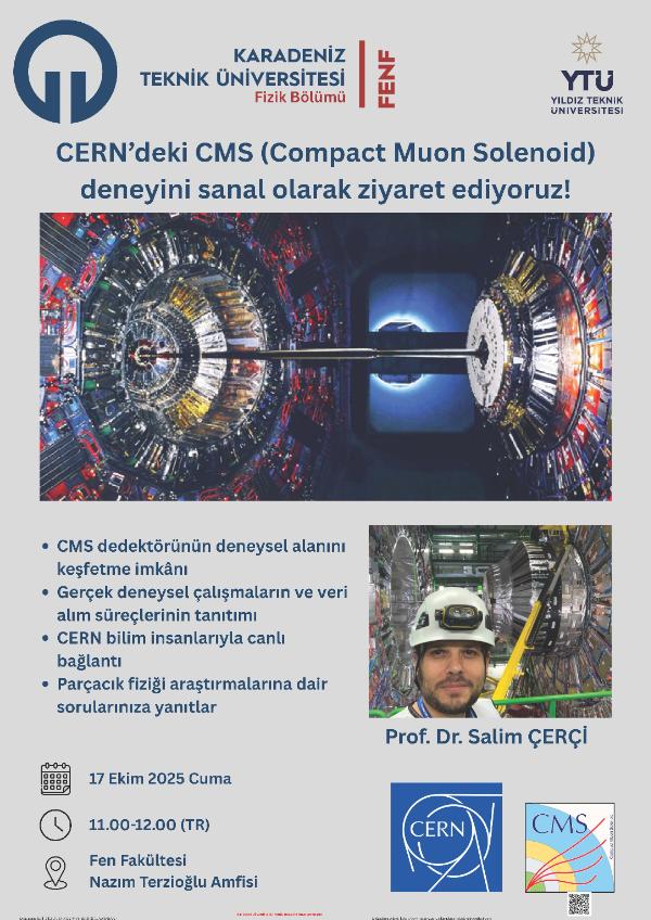 CERN'deki CMS Deneyini Sanal Olarak Ziyaret