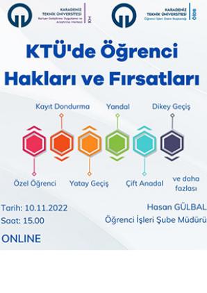 KTÜ'de Öğrenci Hakları ve Fırsatları