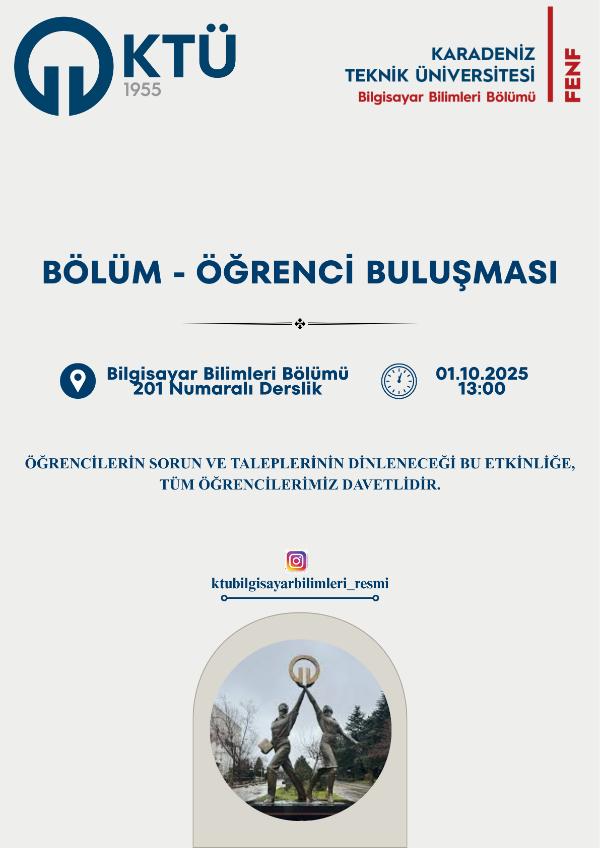 Bölüm-Öğrenci Buluşması  
