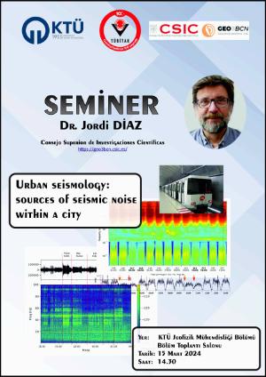 Bölümümüzde Seminer Gerçekleştirildi (Dr. Jordi Díaz)