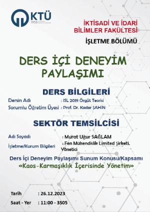 Kaos-Karmaşıklık İçerisinde Yönetim