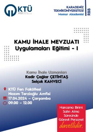 Kamu İhale Mevzuatı Uygulamaları Eğitimi - I
