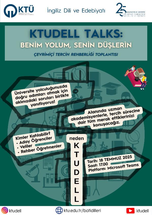 KTUDELL TALKS: BENİM YOLUM, SENİN DÜŞLERİN