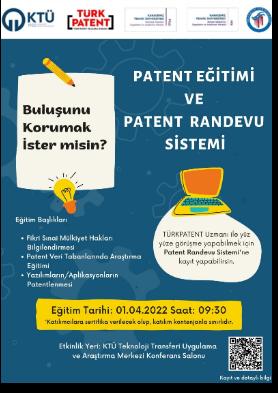 Patent Eğitimi ve Patent Randevu Sistemi