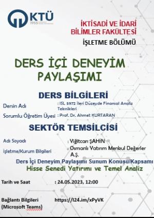 Ders İçi Deneyim Paylaşımı