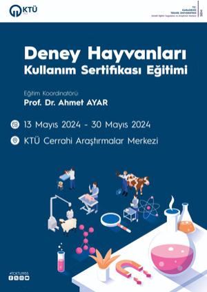 Deney Hayvanları Kullanım Sertifikası Eğitimi