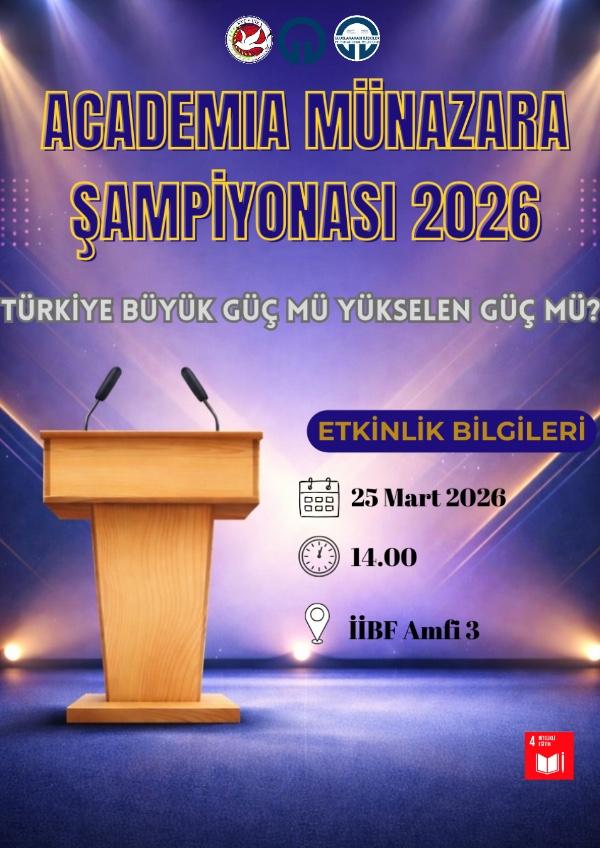Academia Münazara Şampiyonası 2026