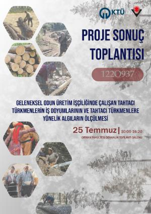 Geleneksel Odun Üretim İşçiliğinde Çalışan Tahtacı Türkmenlerin Algılarının Ölçülmesi