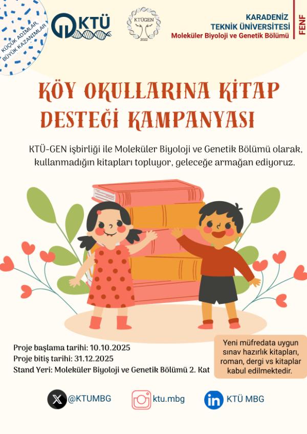 Köy Okullarına Kitap Desteği Kampanyası