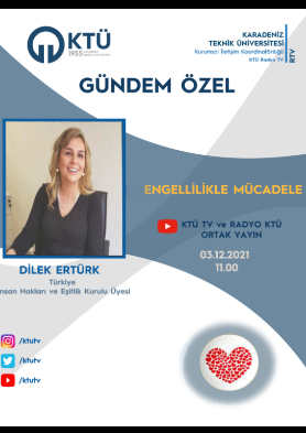 KTÜ Radyo'da Engellilikle Mücadele Programı