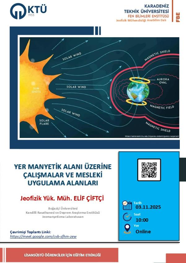 Yer Manyetik Alanı Üzerine Çalışmalar ve Mesleki Uygulama Alanları