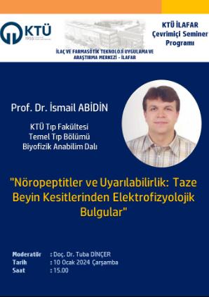 KTÜ İLAFAR Seminer Programı