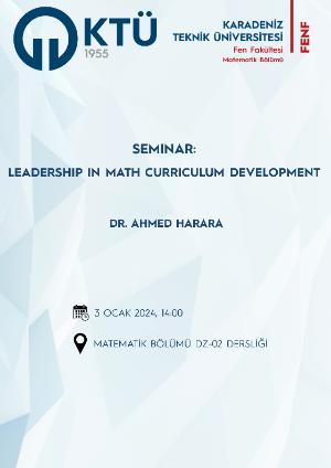 Leadership In Math Curriculum Development