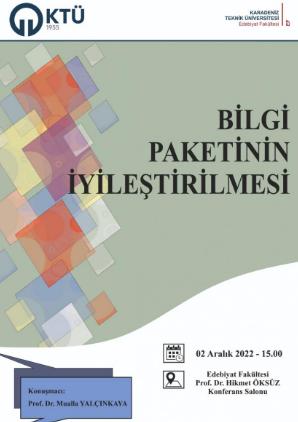 Bilgi Paketinin İyileştirilmesi