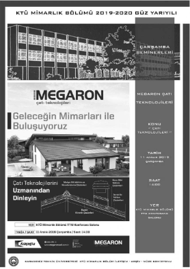 Megaron Çatı Teknolojileri Semineri Hakkında...