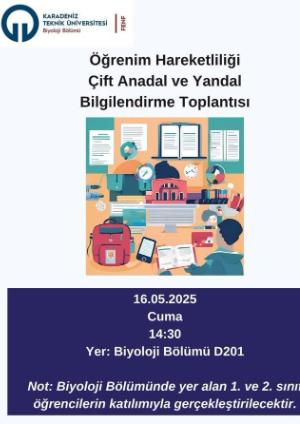 Öğrenim Hareketliliği, Çift Anadal Ve Yandal Bilgilendirme Toplantısı