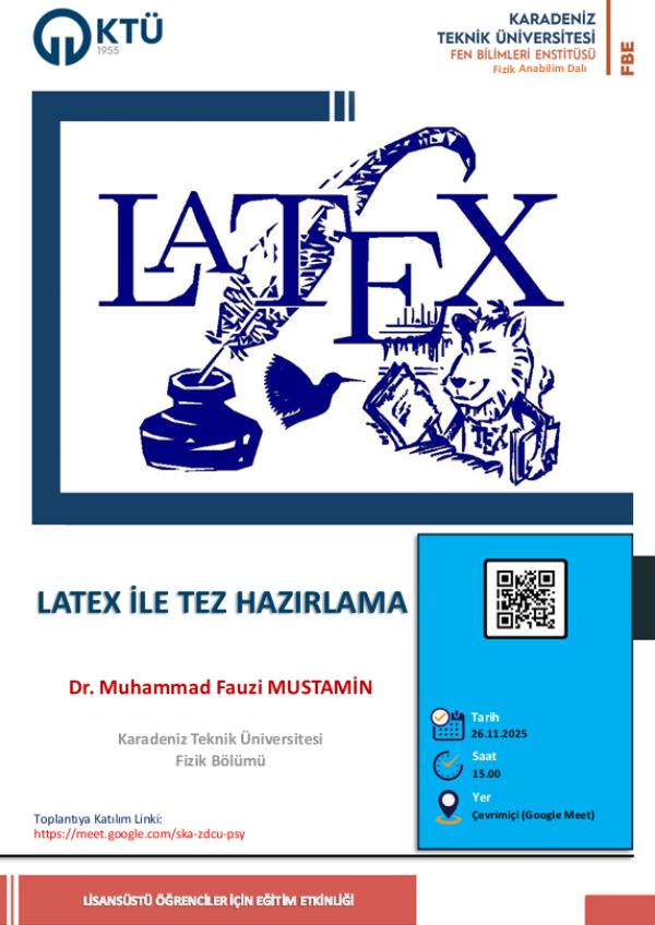 LaTeX ile Tez Hazırlama