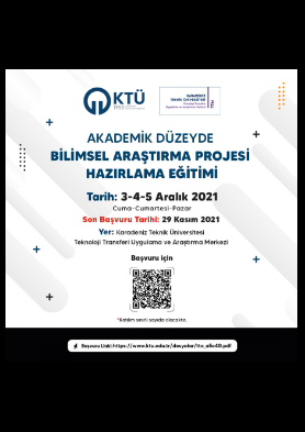 Akademik Düzeyde Bilimsel Araştırma Projesi Hazırlama Eğitimi Etkinliği