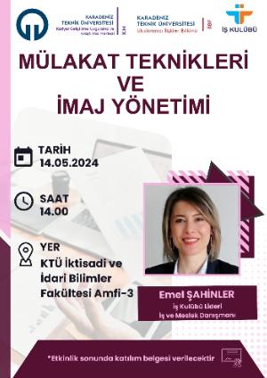 Mülakat Teknikleri ve İmaj Yönetimi