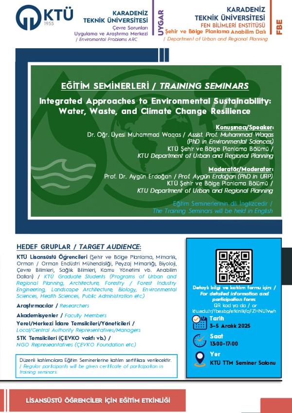 Integrated Approaches to Environmental Sustainability: Water, Waste, and Climate Change Resilience