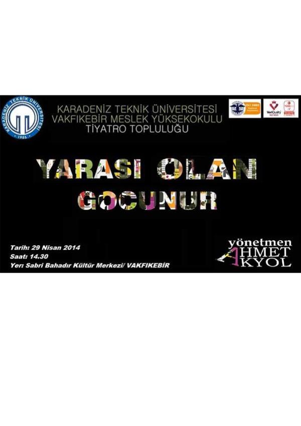 Vakfıkebir Meslek Yüksekokulu Tiyatro Gösterisi