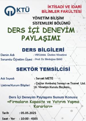 Ders İçi Deneyim Paylaşımı