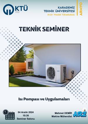 Isı Pompası ve Uygulamaları Teknik Semineri