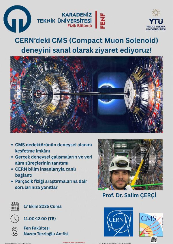 CERN'deki CMS (Compact Muon Solenoid) deneyini sanal olarak ziyaret ediyoruz!