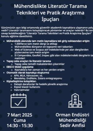 Mühendislikte Literatür Tarama Teknikleri ve Pratik Araştırma İpuçları