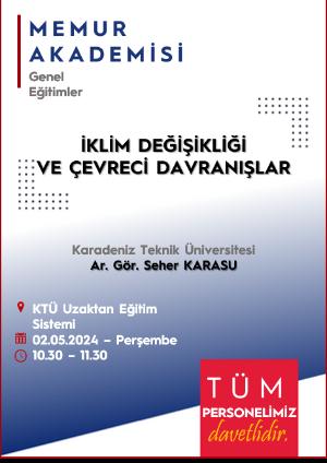 İklim Değişikliği ve Çevreci Davranışlar Eğitimi