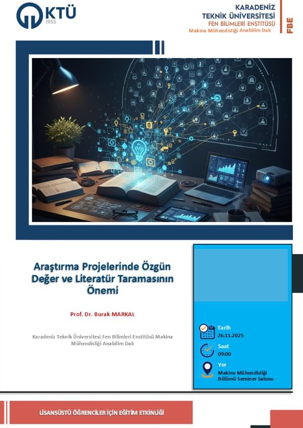 Lisansüstü Öğrenciler İçin Eğitim Etkinliği