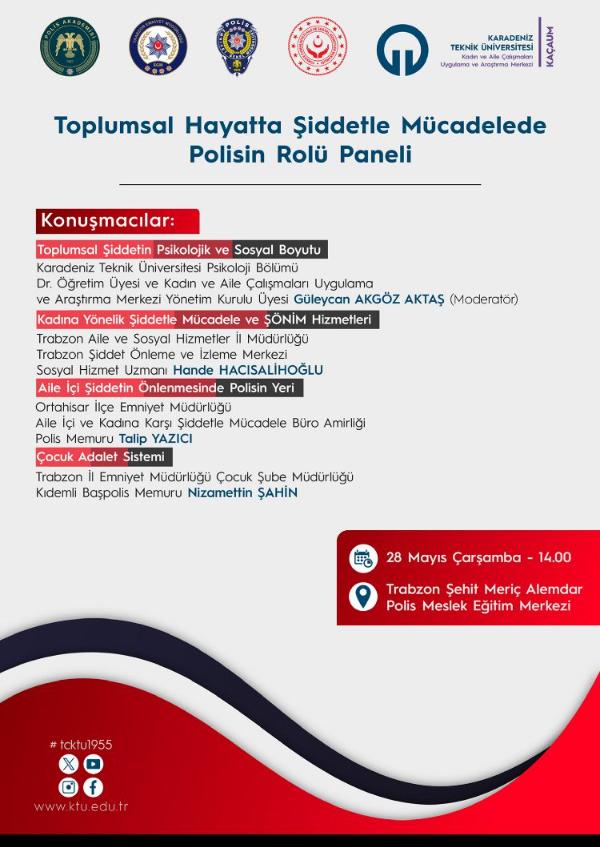 Toplumsal Hayatta Şiddetle Mücadelede Polisin Rolü Paneli
