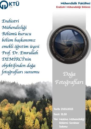 Prof. Dr. Emrullah DEMİRCİ'nin objektifinden doğa fotoğrafları