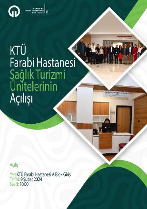 Sağlık Turizmi Ünitelerinin Açılışı