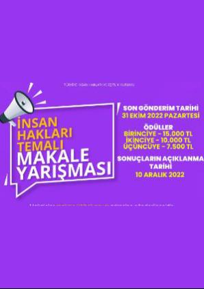 İnsan Hakları Temalı Makale Yarışması