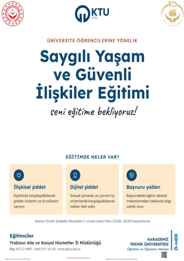 Saygılı Yaşam ve Güvenli İlişkiler Eğitimi