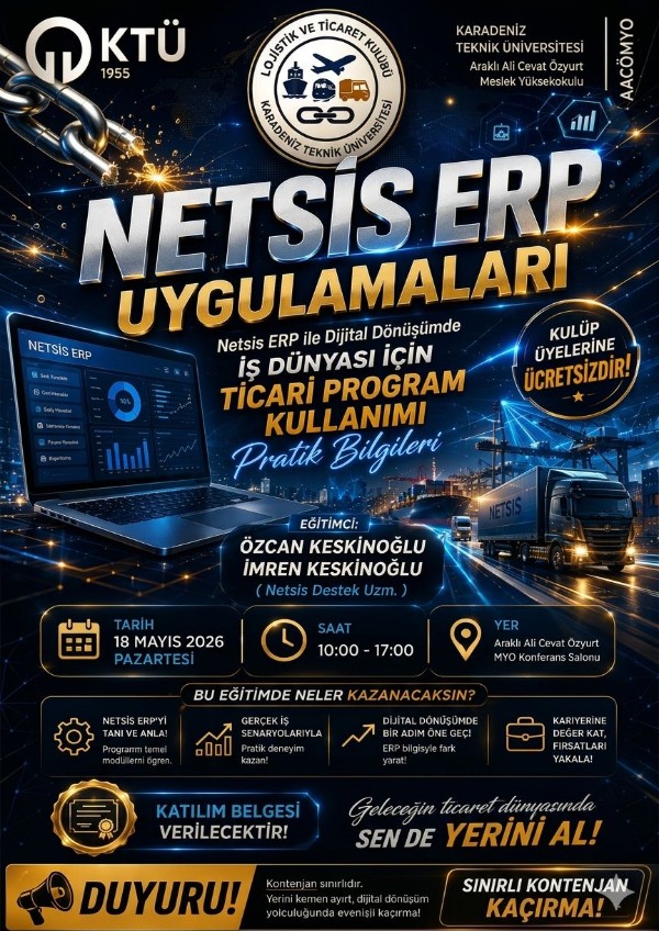 Netsis ERP Uygulamaları