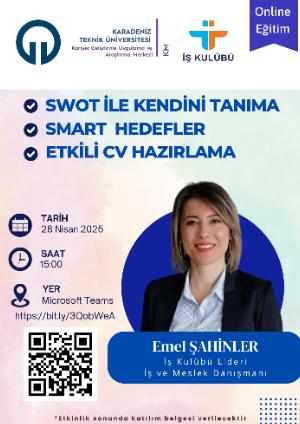 Swot İle Kendini Tanıma, Smart Hedefler, Etkili CV Hazırlama