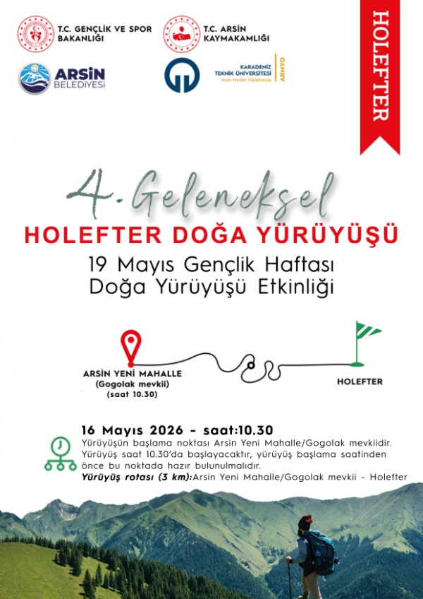 4. Geleneksel Holofter Doğa Yürüyüşü