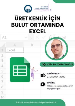 Üretkenlik İçin Bulut Ortamında Excel